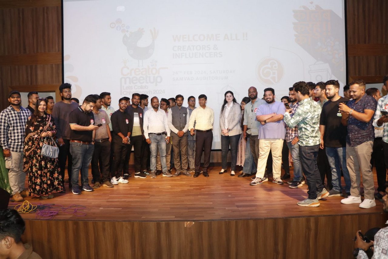 CG Creator’s Meetup : ‘लेट्स कोलैब छत्तीसगढ़’ क्रिएटर्स मीट अप कार्यक्रम में क्रिएटर्स ने दिखाया जोश